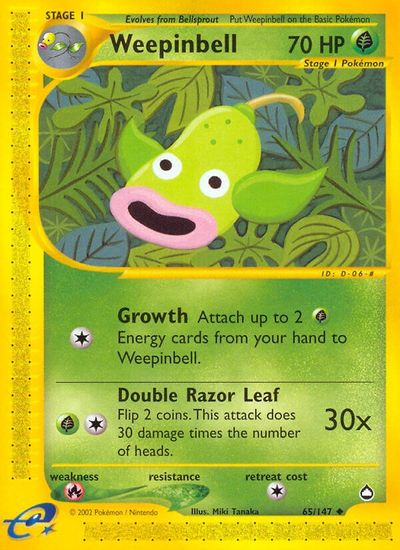 Weepinbell [Reverse Holo] #65