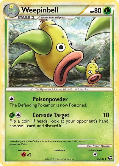 Weepinbell [Reverse Holo] #53