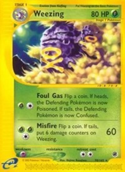Weezing [Reverse Holo] #70