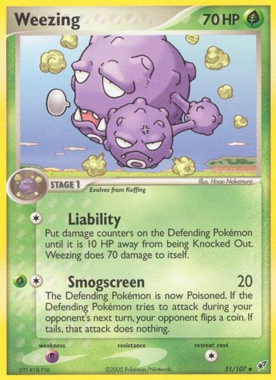 Weezing [Reverse Holo] #51