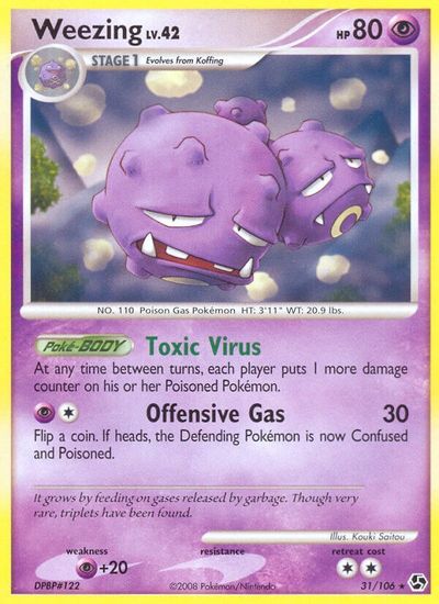 Weezing [Reverse Holo] #31