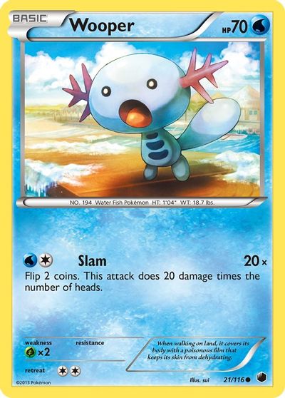 Wooper [Reverse Holo] #21