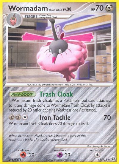 Wormadam [Reverse Holo] #43