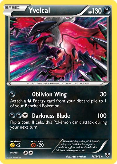 Yveltal [Reverse Holo] #78