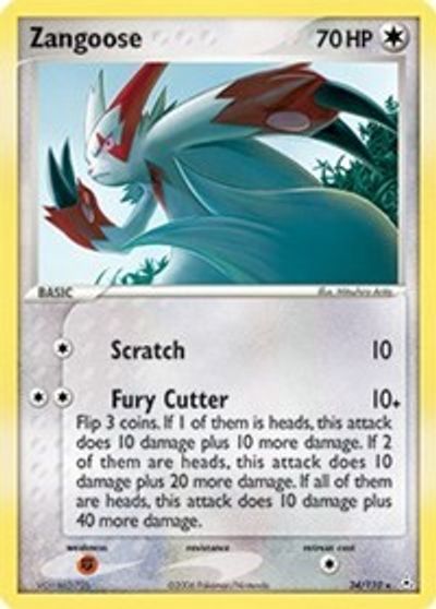 Zangoose [Reverse Holo] #34