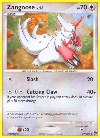 Zangoose [Reverse Holo] #59