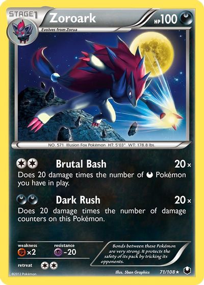 Zoroark [Reverse Holo] #71
