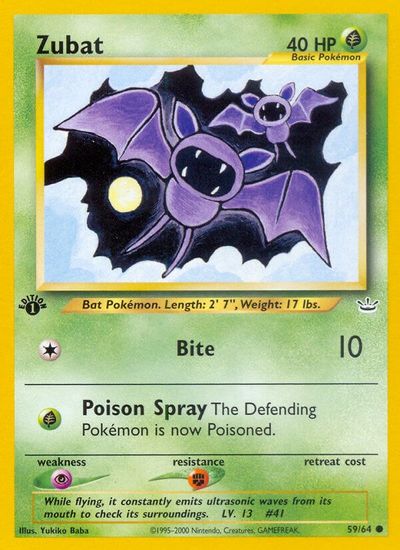 Zubat [1st Edition] #59