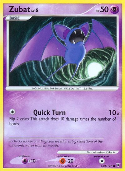 Zubat [Reverse Holo] #133