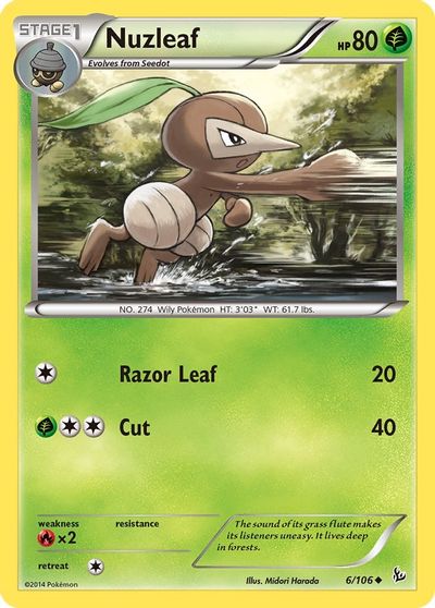 Nuzleaf [Reverse Holo] #6