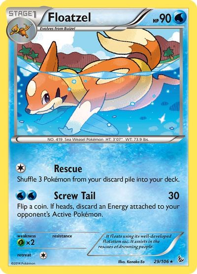 Floatzel [Reverse Holo] #29