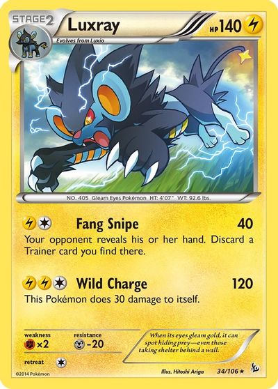Luxray [Reverse Holo] #34