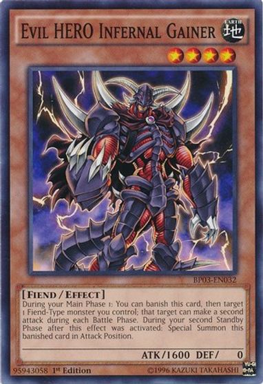 Evil HERO Infernal Gainer #BP03-EN032