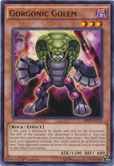 Gorgonic Golem #BP03-EN110