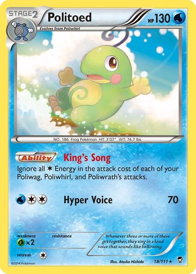 Politoed [Reverse Holo] #18