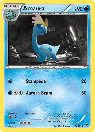 Amaura [Reverse Holo] #25