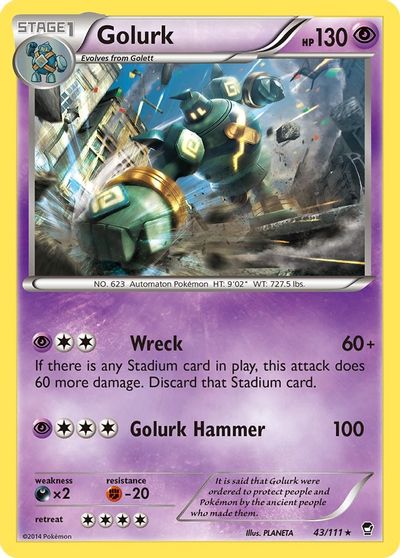 Golurk [Reverse Holo] #43