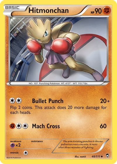 Hitmonchan [Reverse Holo] #48