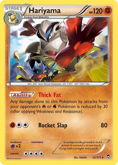 Hariyama [Reverse Holo] #52