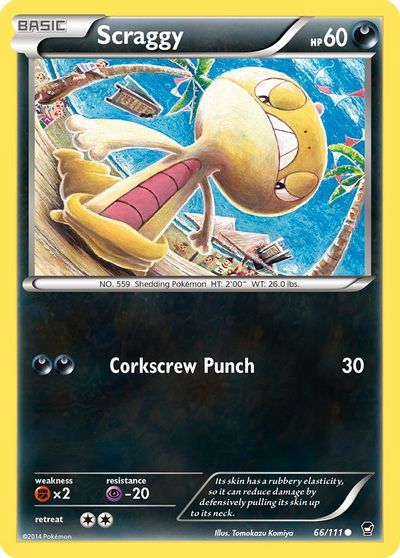 Scraggy [Reverse Holo] #66