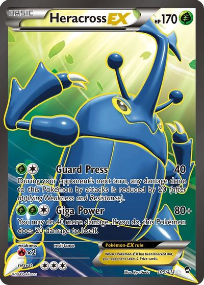 Heracross EX #105