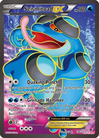 Seismitoad EX #106