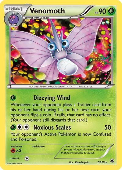 Venomoth [Reverse Holo] #2