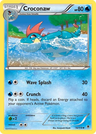Croconaw [Reverse Holo] #16