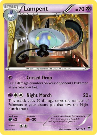 Lampent [Reverse Holo] #42