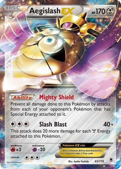 Aegislash EX #65