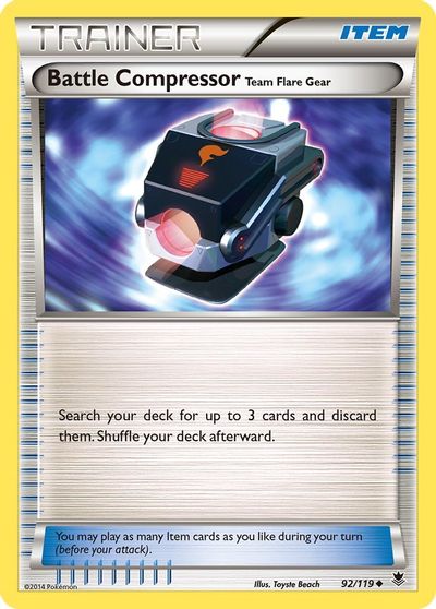 Battle Compressor [Reverse Holo] #92