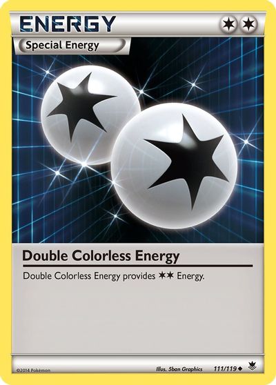 Double Colorless Energy [Reverse Holo] #111