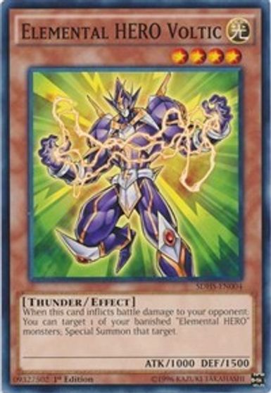 Elemental Hero Voltic Structure Deck Hero Strike Yugioh Tcgplayer Com