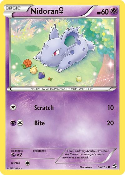 Nidoran [Reverse Holo] #66