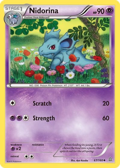 Nidorina [Reverse Holo] #67