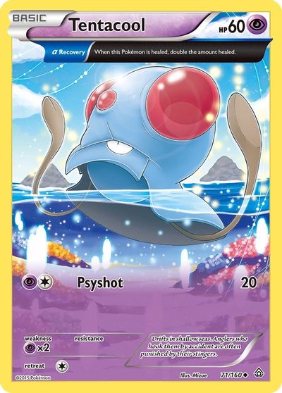 Tentacool [Reverse Holo] #71