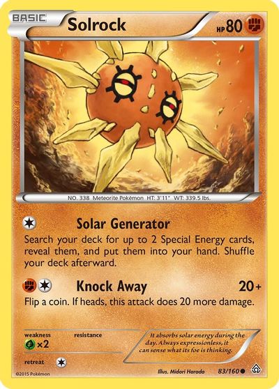 Solrock [Reverse Holo] #83