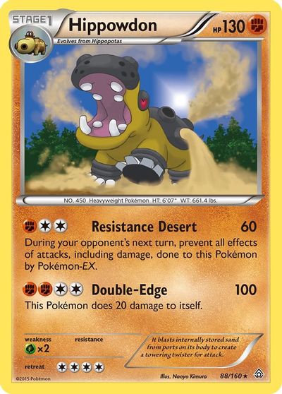 Hippowdon [Reverse Holo] #88