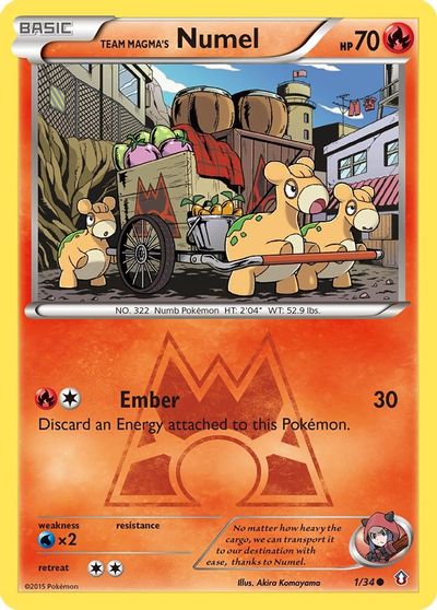 Team Magma's Numel [Reverse Holo] #1