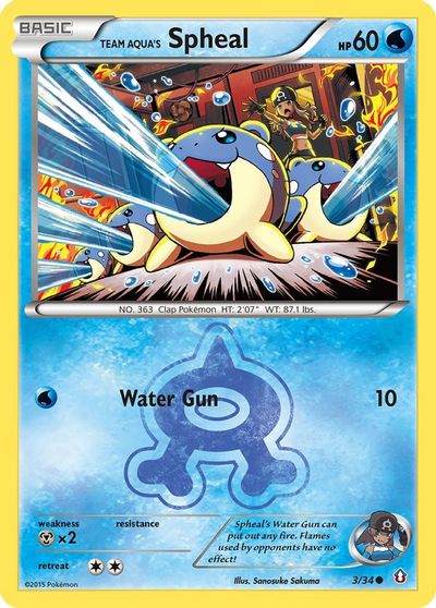 Team Aqua's Spheal [Reverse Holo] #3