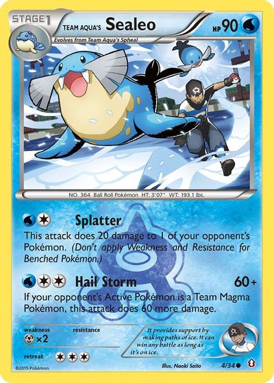 Team Aqua's Sealeo [Reverse Holo] #4
