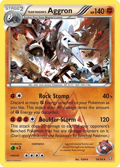 Team Magma's Aggron [Reverse Holo] #14