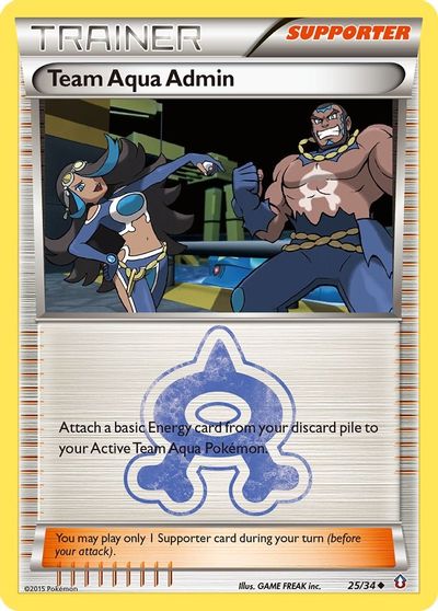 Team Aqua Admin [Reverse Holo] #25