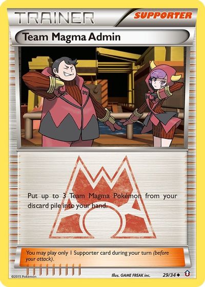 Team Magma Admin [Reverse Holo] #29
