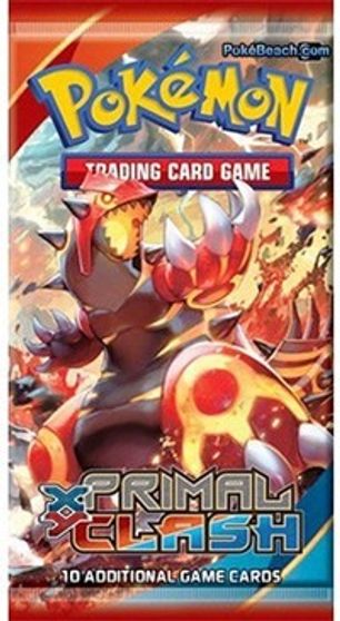 Pokemon TCG XY Primal Clash Expansion #5 lot of 6 Booster packs