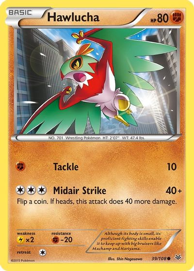 Hawlucha [Reverse Holo] #39