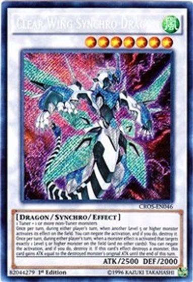 Clear Wing Synchro Dragon Crossed Souls Yugioh Tcgplayer Com