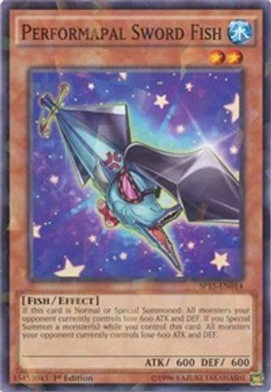 Performapal Sword Fish Shatterfoil #SP15-EN014