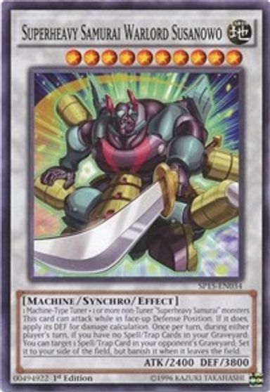 Superheavy Samurai Warlord Susanowo #SP15-EN034