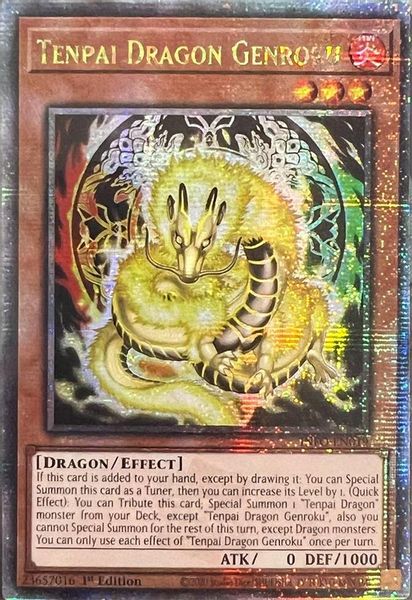 Tenpai Dragon Genroku (Quarter Century Secret Rare)